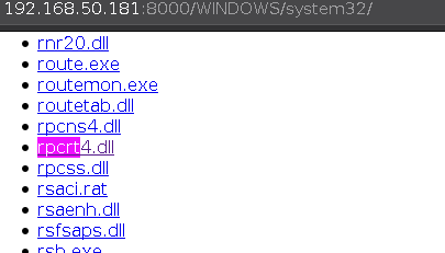 python server listing